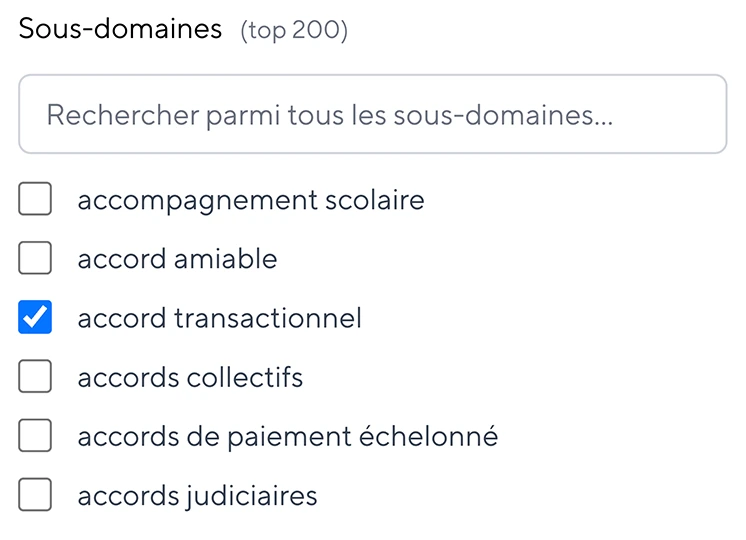 Recherche avancée de jurisprudences