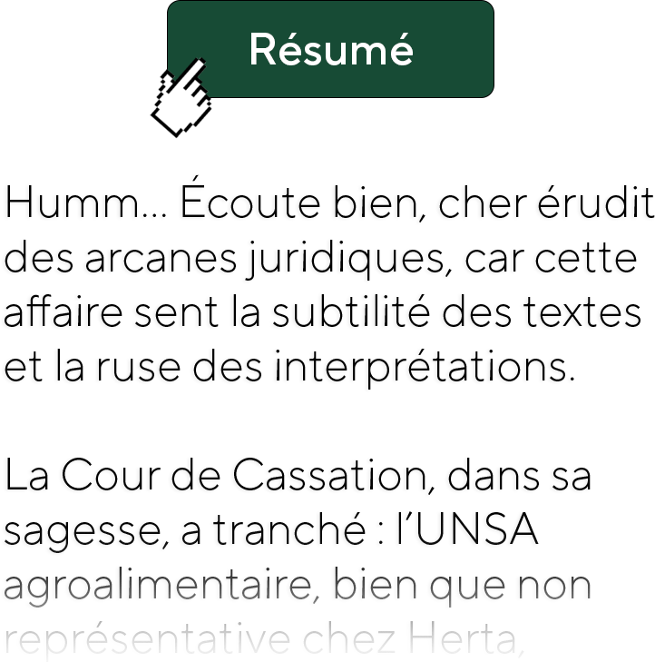 Résumé de décisions